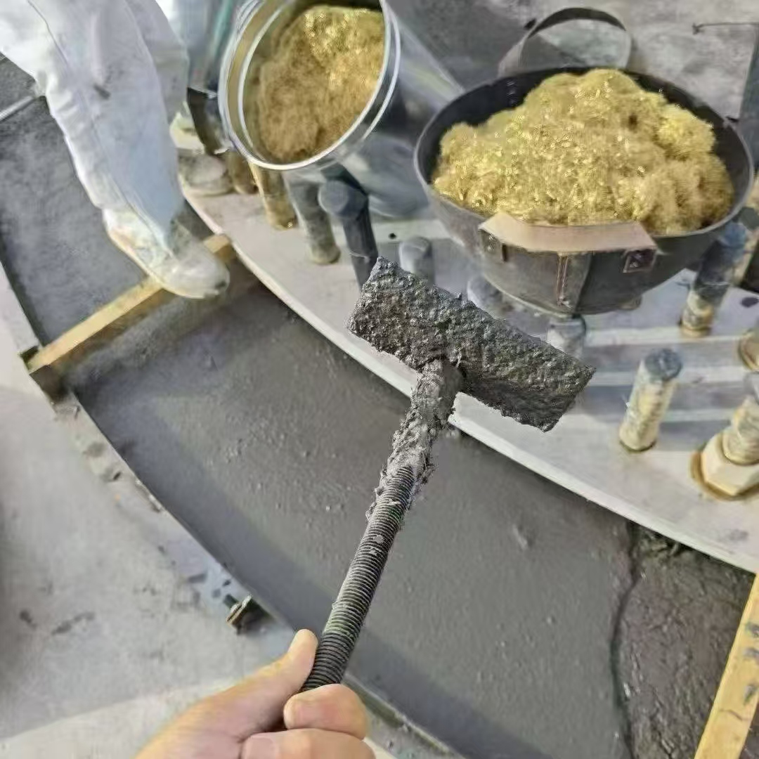 大庆C120钢纤维高强无收灌浆料 轧机压缩机汽轮机发电机锻压设备底座灌浆材料